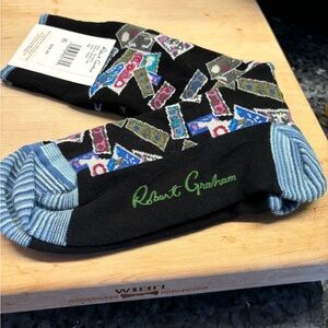 NWT Robert Graham “ The Heist” Dress Socks